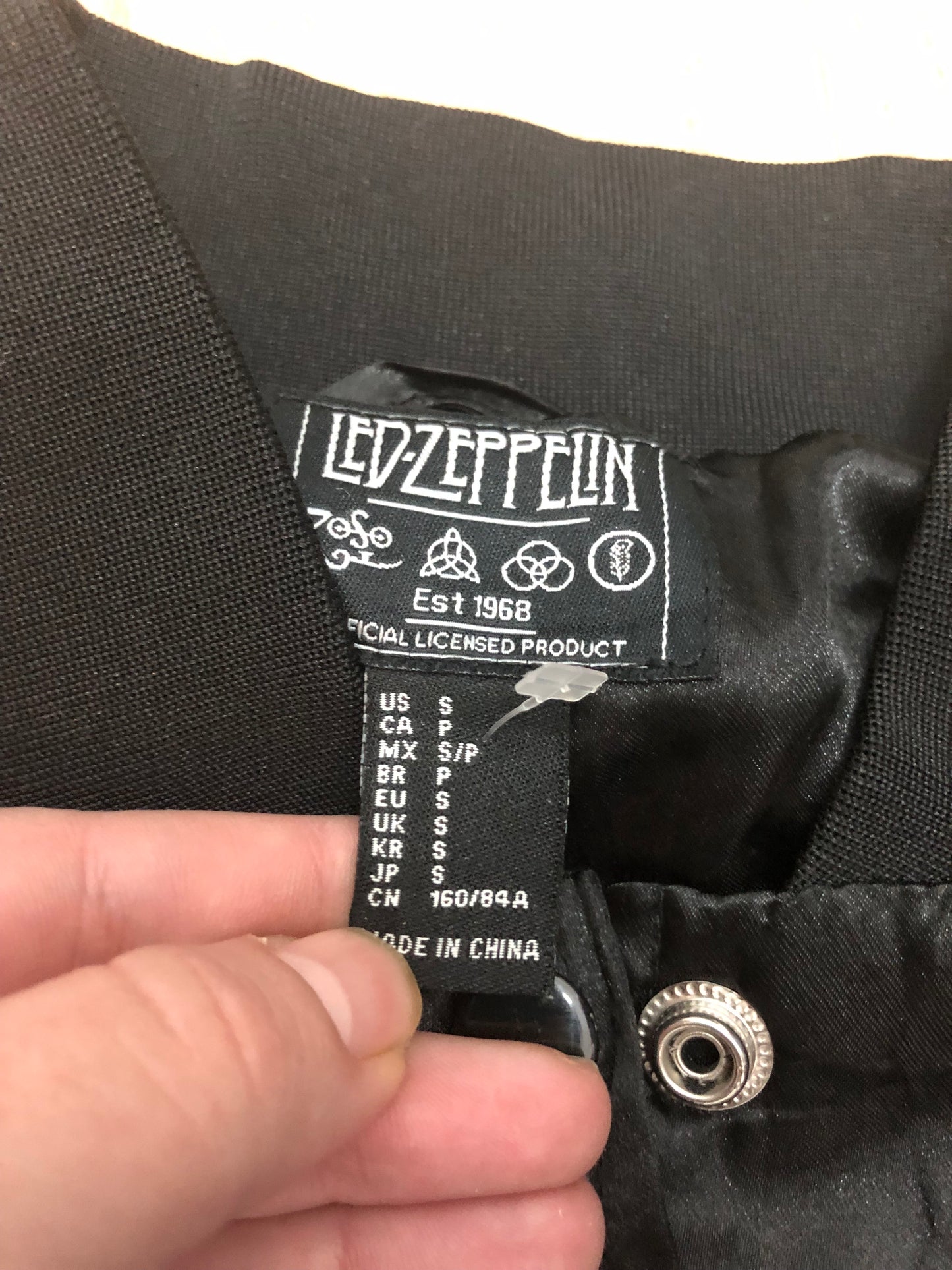 Varsity nylon Jacket Led Zeppelin