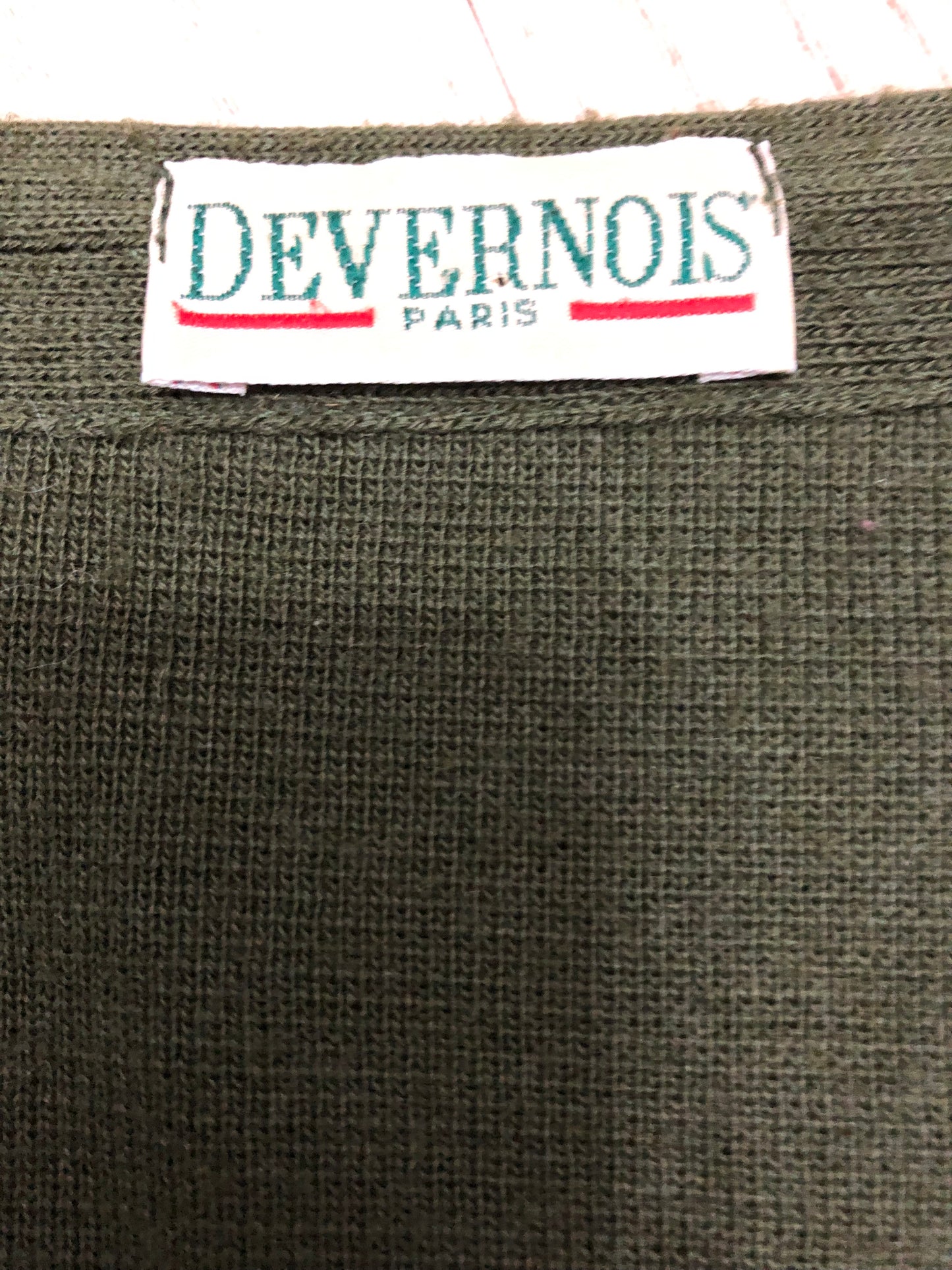 Cardigan femme vintage devernois (XL)