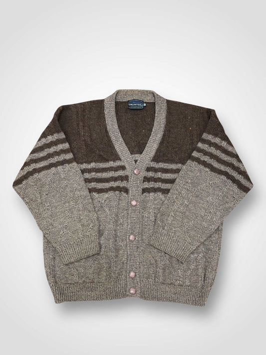 Cardigan homme épais vintage (L)